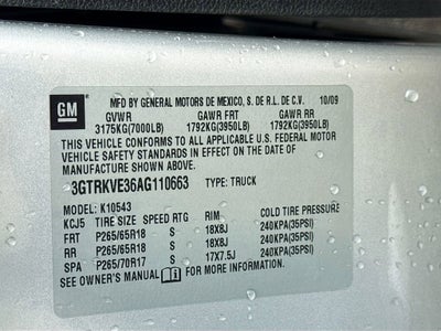 2010 GMC Sierra 1500 SLE