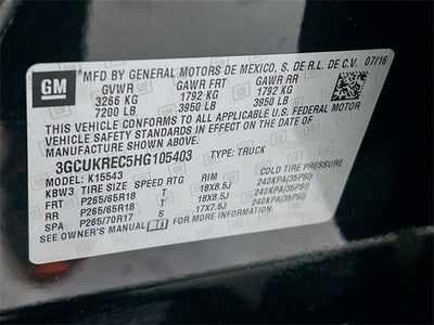 2017 Chevrolet Silverado 1500 2LT