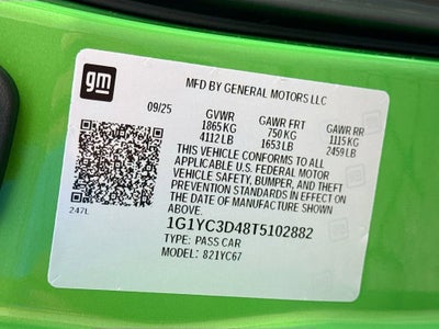 2026 Chevrolet Corvette Stingray 3LT