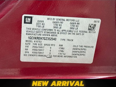 2016 Chevrolet Silverado 1500 LT