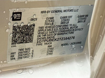 2026 GMC Sierra 1500 SLE