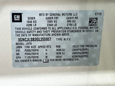 2016 Chevrolet Trax LT