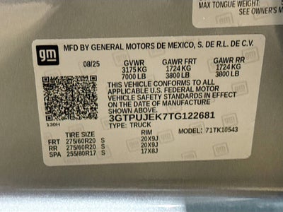 2026 GMC Sierra 1500 Elevation