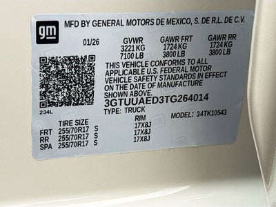 2026 GMC Sierra 1500 Pro