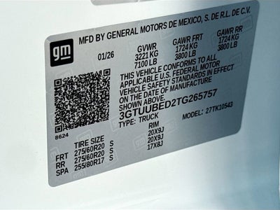 2026 GMC Sierra 1500 SLE