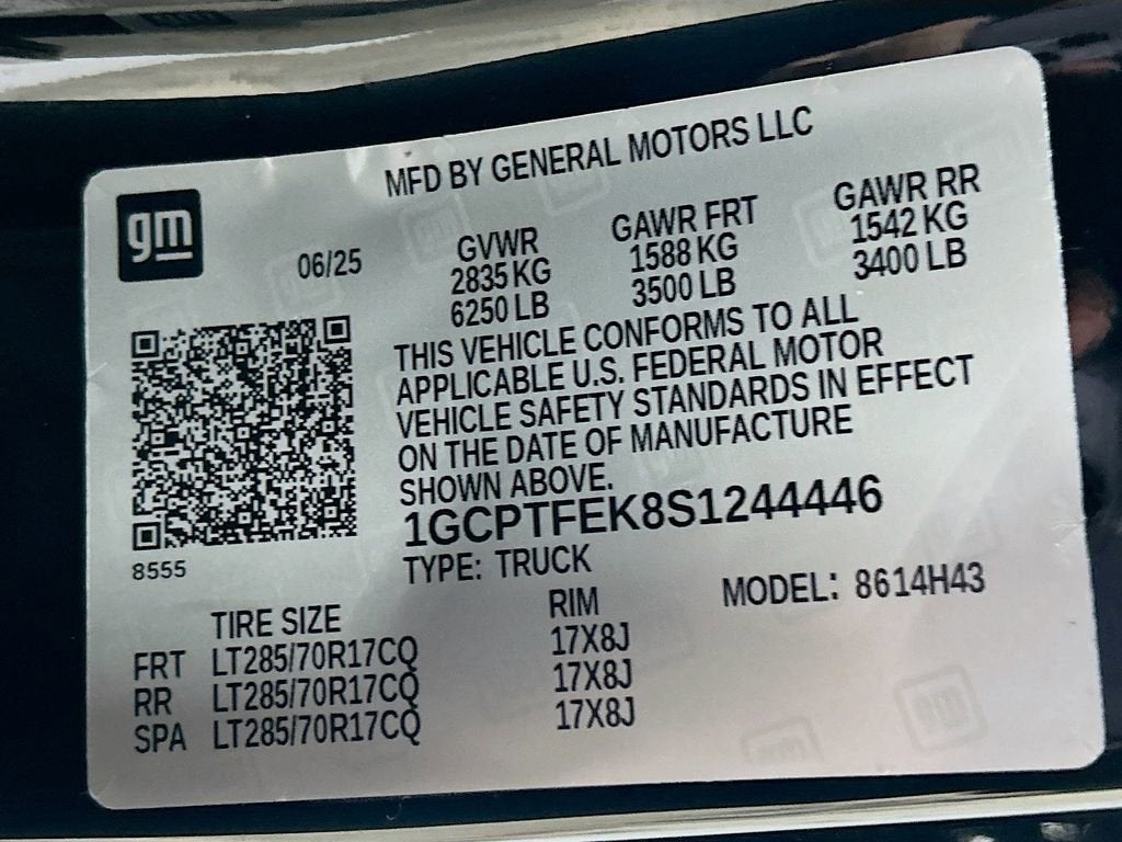 2025 Chevrolet Colorado ZR2