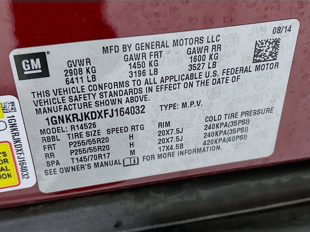 2015 Chevrolet Traverse LTZ