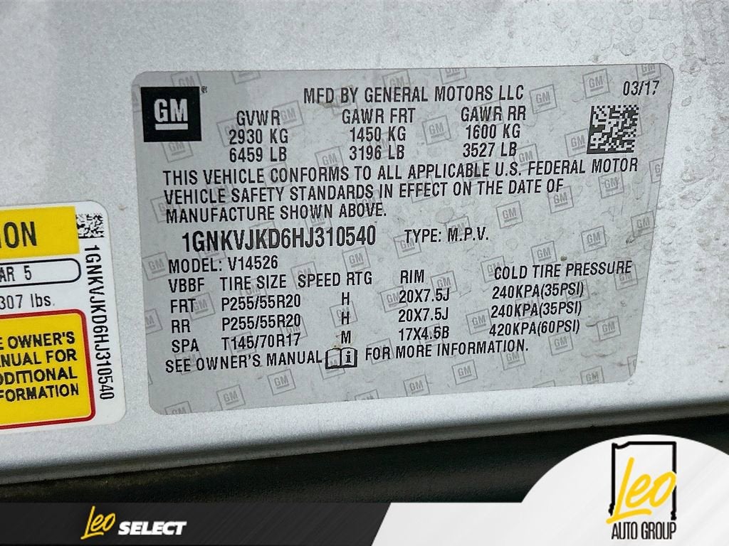 2017 Chevrolet Traverse Premier