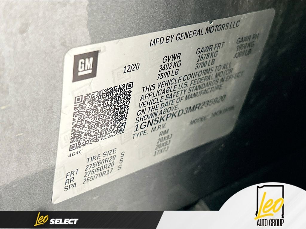 2021 Chevrolet Tahoe Z71