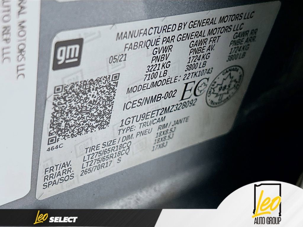 2021 GMC Sierra 1500 AT4