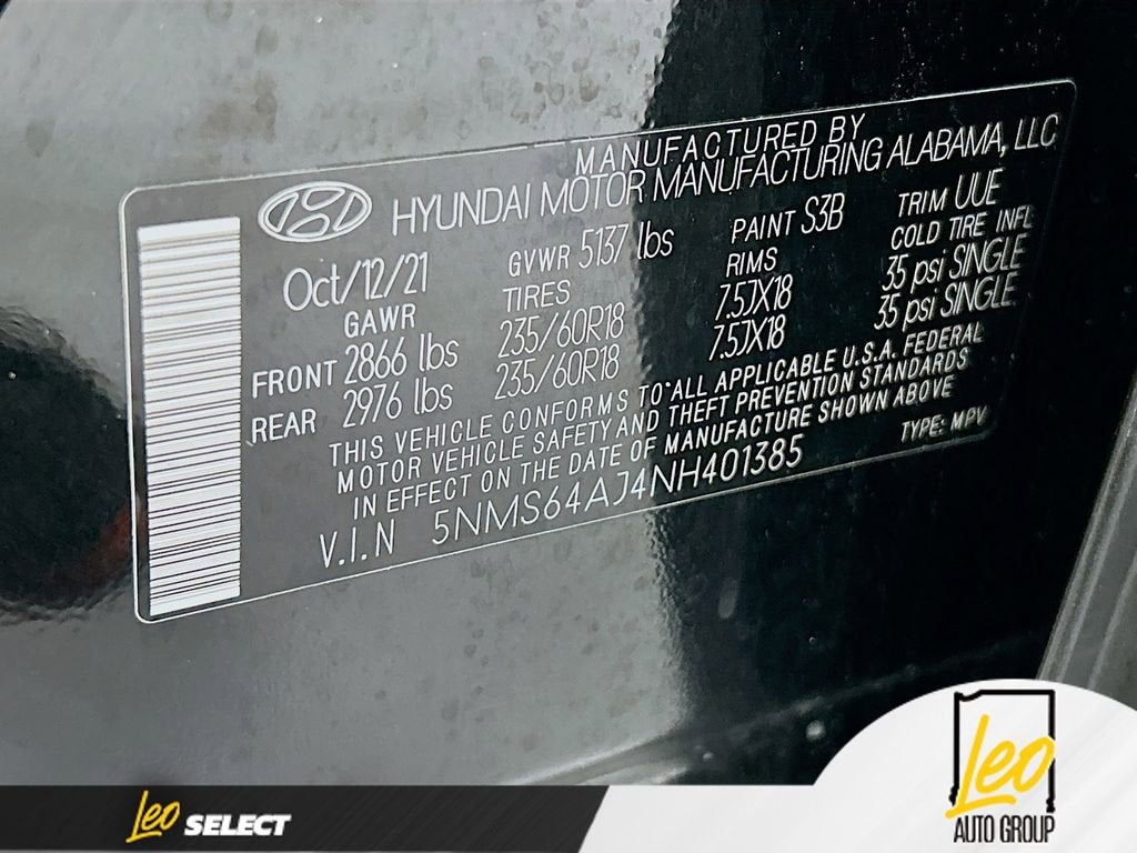 2022 Hyundai Santa Fe SEL