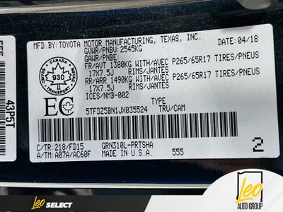 2018 Toyota Tacoma SR5