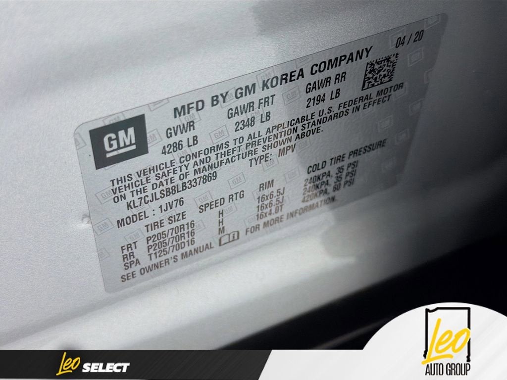 2020 Chevrolet Trax LT